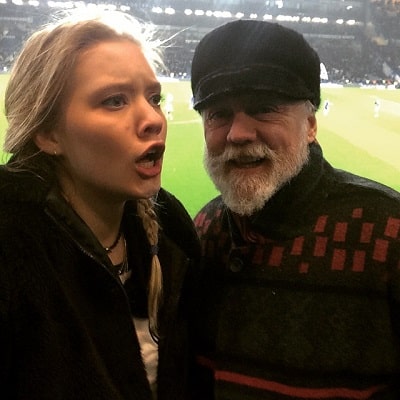A picture of Lola Leng-Taylor with her father Roger Taylor.